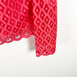 Anthropologie MOULINETTE SOEURS Lace Overlay Rust Orange Blouse, Size Medium Photo 9