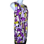 Ronni Nicole  very pretty abstract print dress with solid black hem. Nwt Photo 3