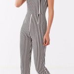 Urban Outfitters Black And White Striped jump suit  Photo 0