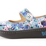 Alegria Paloma Super Saturated Floral Leather Mary Jane Casual Shoes Size 41 Photo 0
