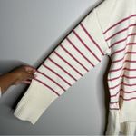 Grace + Karma Pink &‎ Cream Striped Long Sleeve Sweater Size 1X Photo 1