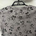 Disney Parks Mickey Mouse Womens T-Shirt Top Size S Gray Pocket Short Sleeve Photo 7