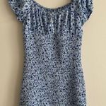 Wild Fable Blue Floral Smocked Dress  Photo 0