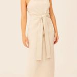 The Fifth Label  Jaime Linen Blend Midi Dress in Wheat Size Small NWT Photo 1