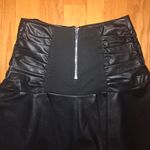 Bebe  faux leather flounce skirt Photo 3