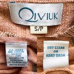 Qiviuk Ines Pullover Sweater Bison Merino Mulberry Silk Knit Pink Small EUC Photo 6