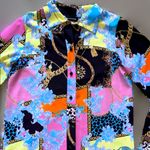 Pretty Little Thing PLT Patchwork Print Button-Up Photo 5