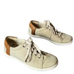 Chacos Chaco Ionia Sneakers Womens 6 Tan Canvas Lace Up Shoes Performance Outdoors Photo 4