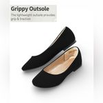 Dream Paris DREAM PAIRS Women’s Slip On Ballerina Flats Black Size 8.5 Photo 4