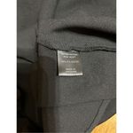 Haute Monde  Anthropologie Blouse Womens Medium Sheer Black Split Back Photo 5