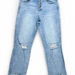 Dear John JOHN DEAR high rise cropped straight leg jeans size 31 Photo 0