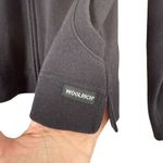 Woolrich ‎ Full Zip Short Jacket in Black Stretch Cotton, Size Medium Photo 8