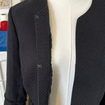 T Tahari Black Three Quarter Length Dress Jacket in Women's Size Small Photo 3