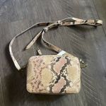 Madewell  The Transport Camera Bag Snake Embossed Leather Edition Blush Multi NWT Photo 4
