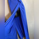 Lucy in the Sky one shoulder blue formal dress Photo 3
