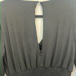 Hutch Anthropologie  Black V-neck Wide-Leg Jumpsuit size S Photo 6