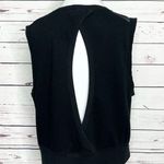 Victoria's Secret Victoria Sport Black Sheer Mesh Sleeveless Open Back Sweatshirt Size Large Photo 6