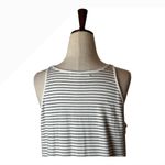 Athleta  Dress Women Large Blue White Ombre Striped Sunkissed Midi Athleisure Photo 7