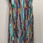 Jack by BB Dakota  Multicolor Polyester Sweetheart Neck Sleeveless Maxi Dress 4 Photo 0
