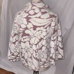 Meadow Rue Anthropologie Womens Pink‎ White Eyelash Cardigan Jacket XS Pink Photo 1