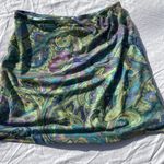 Vintage Y2K Boxx Gear Ruffle Mini Skirt Green Blue Design Size XL made i… Photo 13
