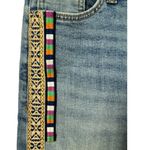 Pilcro Anthropologie  The Slim‎ Boyfriend Crop Embroidered Denim Jeans Size 26 Photo 8