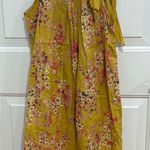 Floral Yellow Dress Size XS Photo 0