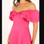 Petal and Pup Cabo Magenta Frill Sleeve Midi Dress M Photo 1
