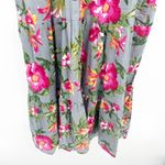 Charlie Paige  Womens Tropical Resortwear Floral Embroidered Midi Dress Size L Photo 4