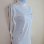 Vintage Polo Ralph Lauren Turtleneck Long Sleeve Shirt Crest Made USA L White Size L Photo 11