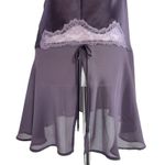 Victoria's Secret  Satin Sheer Slip Dress XS Lace Trim Babydoll Y2K Whimsigoth Photo 3