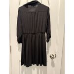 Women’s Black Mini dress Ryan Michelle with gold buttons and Belt Medium M Photo 5