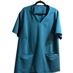 FIGS Casma Three-Pocket Scrub Top Sz 6XL Womens Dark Teal Nurse Medical Provider Photo 5