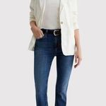 AG Adriano Goldschmied Womens Jeans Blue Denim Farrah Boot Crop High Rise Fit 28 Photo 0