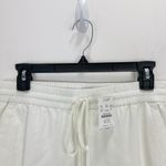 J.Crew Linen Cotton Drawstring Pants Pull On Comfy Pockets Ankle White US 8 NWT Photo 5