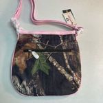 Mossy Oak Womens Crossbody Shoulder Bag Camo Pink & Brown Studded Cross NEW Photo 6