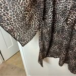 MIA JOY JOYFOLIE Leopard Print Kimono One Size Brown Size undefined Photo 4