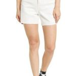 BLANK NYC [] Warren Mid Thigh White High Rise Denim Shorts, Size 24, New with Tag Photo 0