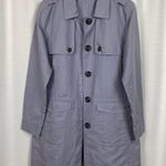 CAbi Blue/Gray Tanner Trench Coat Sz.M Photo 6