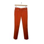 T Tahari Tahari Women’s Classic Ankle Length Trousers in Orange Size 2 Photo 4