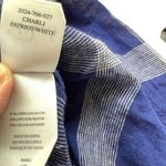 Rails  Charli Linen Blend Button-Down Shirt Patriot Blue White Size Small Photo 8
