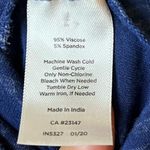 Talbots Blue Paisley Print Ruffle Wrap Skirt Size Medium Photo 4