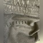 Lacausa NWT  Slater Sweat shorts Washout Grey with Pockets Size L Raw Hem Photo 6