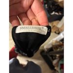 Smallshow Black Floral Ruched Side Short Sleeve Maxi Dress‎ Women's M Size undefined Photo 5