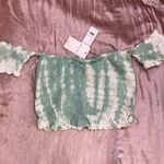 Kiwi & Punch Off Shoulder Crop Top Photo 0