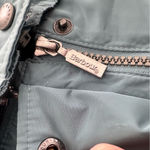 Barbour  2 in 1 Convertible Teal Hooded Waterproof Hooded Rain Trench Coat Photo 5