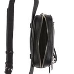 Rebecca Minkoff  Black 3 Zip Leather Belt Bag Photo 4