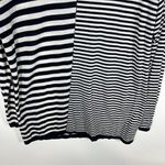 Alexander Wang Size L Long Sleeve Navy Striped Knit Lightweight Sweater Top Photo 2