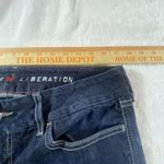 People's Liberation Flare Jeans womens 31 USA Made Low Rise Dark Wash Pockets‎ Blue Photo 9