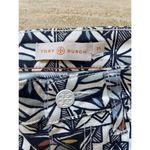 Tory Burch  Acoma Print Cropped Skinny‎ Jeans Riviera Blue Size 25 Photo 1